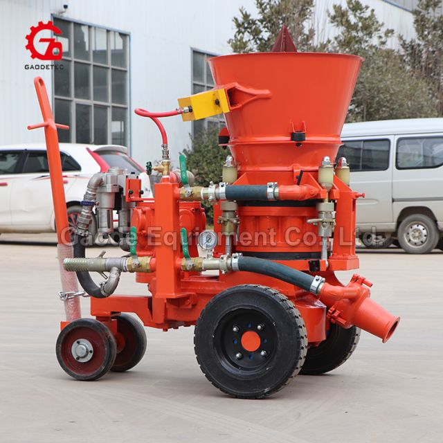 GAODETEC GZ-3AR Low Dust Refractory Gunning Machine With Bag Cutter & Vibrator